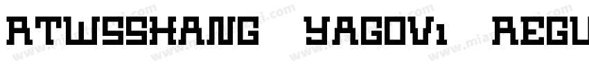 RTWSSHANG YAGOV1 REGULAR字体转换